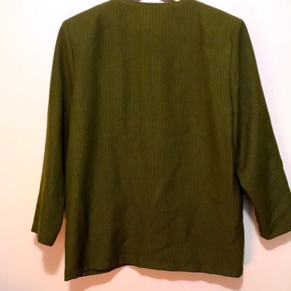 Vintage Olive Green Blazer - Picture 5 of 10